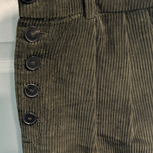 Mango Olive Corduroy Pants - Picture 5 of 9